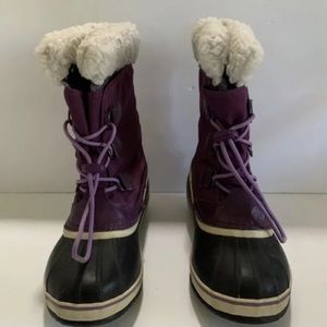 Sorel Women’s Waterproof Boots Purple Size 6 RARE HTF